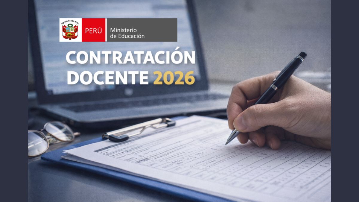 Minedu publica el procedimiento oficial de contratación docente para 2026